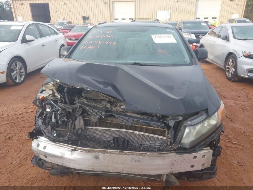 2012 Honda Civic Lx VIN: 2HGFG3B52CH521478 Lot: 43899522