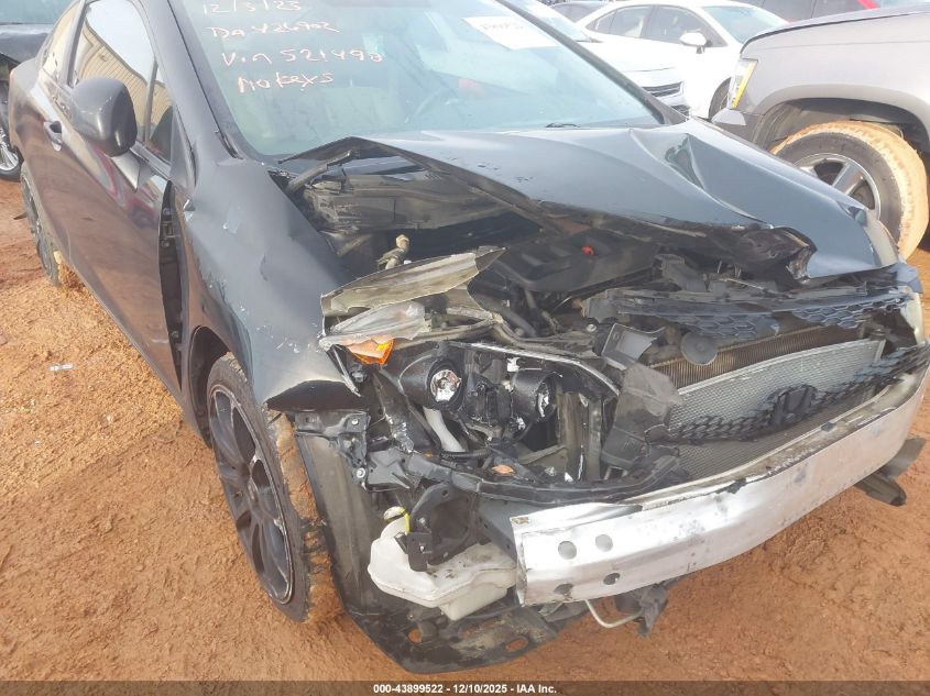 2012 Honda Civic Lx VIN: 2HGFG3B52CH521478 Lot: 43899522