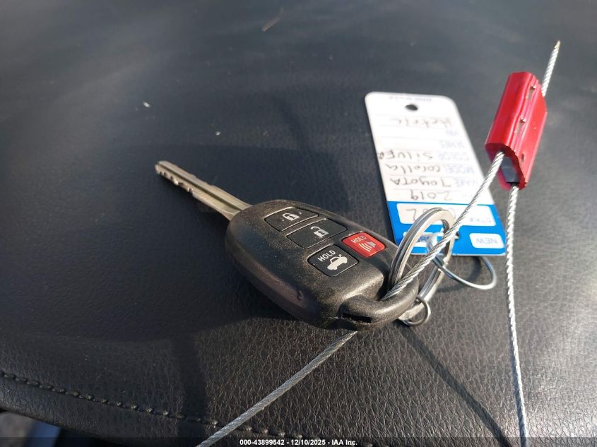 2019 Toyota Corolla Se VIN: 5YFBURHE5KP910379 Lot: 43899542