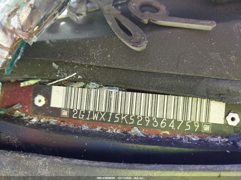 2002 Chevrolet Monte Carlo Ss VIN: 2G1WX15K529364759 Lot: 43899556