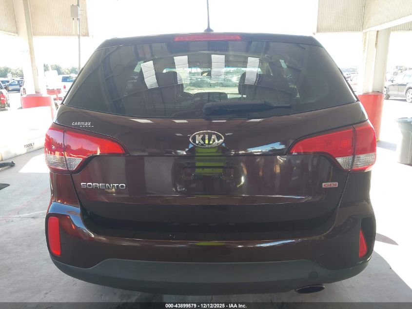 2015 Kia Sorento Lx VIN: 5XYKT3A65FG625081 Lot: 43899579