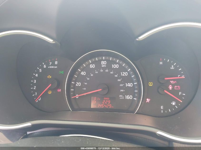 2015 Kia Sorento Lx VIN: 5XYKT3A65FG625081 Lot: 43899579