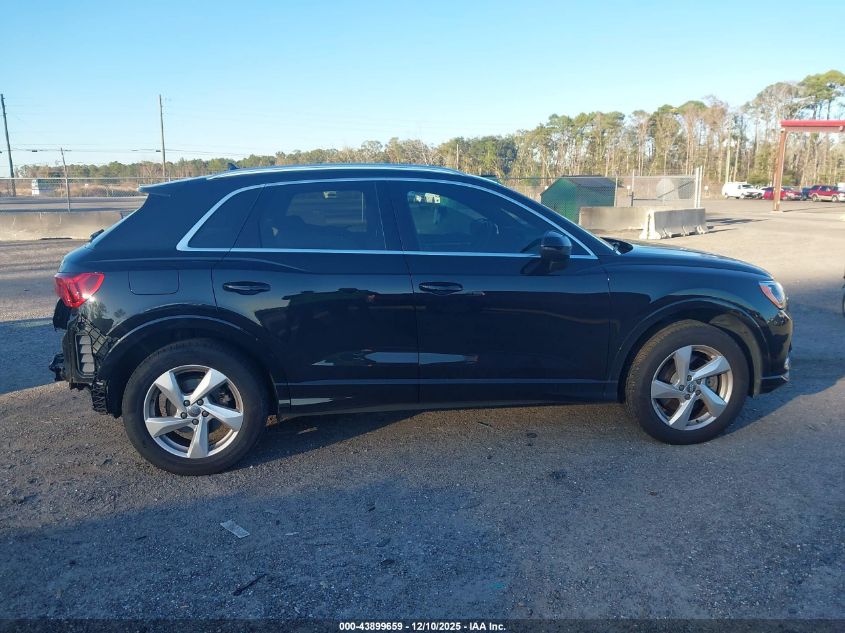 2020 Audi Q3 Premium 45 Tfsi Quattro Tiptronic VIN: WA1AECF35L1070983 Lot: 43899659