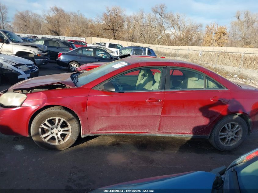 2005 Pontiac G6 VIN: 1G2ZG528X54141777 Lot: 43899684