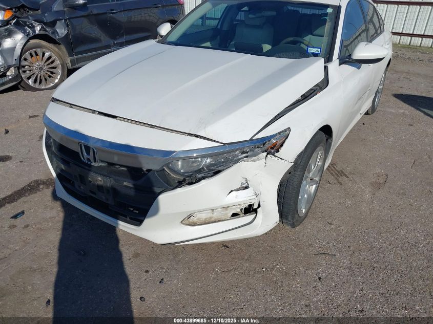 2018 Honda Accord Lx VIN: 1HGCV1F12JA091600 Lot: 43899685