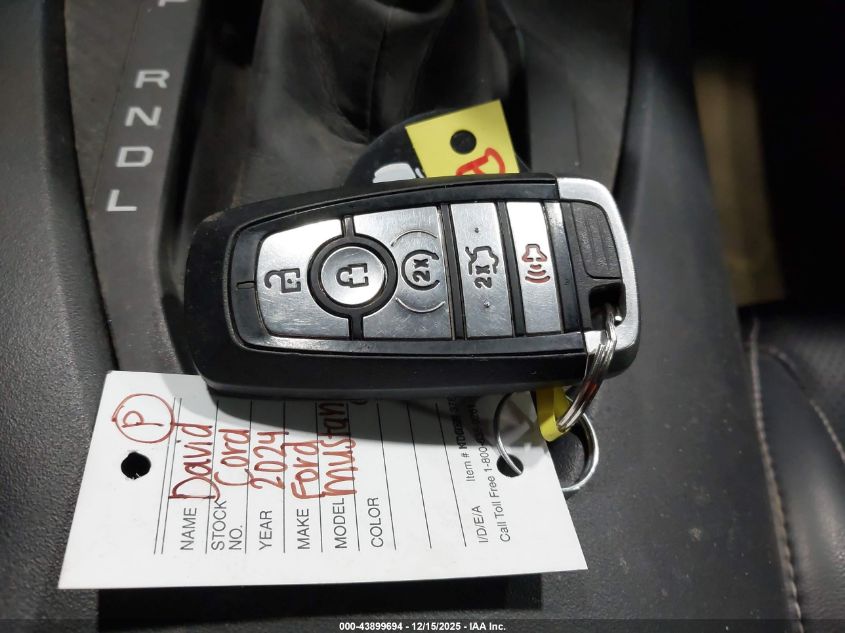 2024 Ford Mustang Ecoboost Premium Fastback VIN: 1FA6P8TH2R5127215 Lot: 43899694