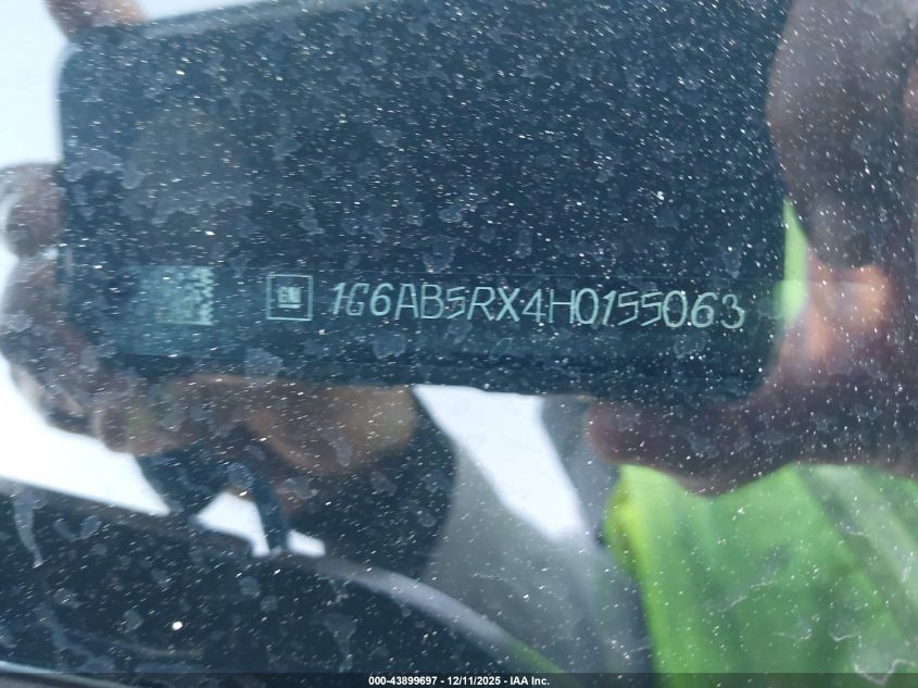 2017 Cadillac Ats Luxury VIN: 1G6AB5RX4H0155063 Lot: 43899697