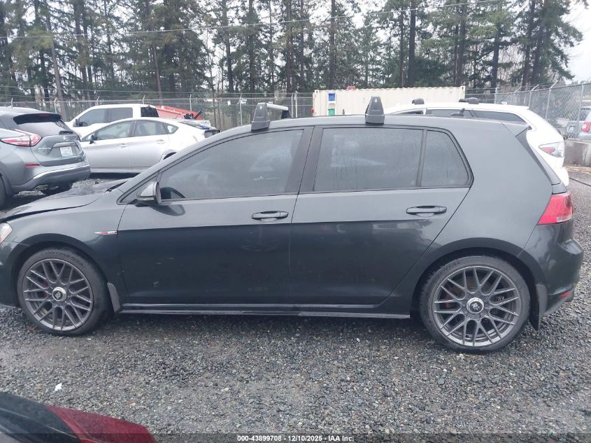 2015 Volkswagen Golf Gti 2.0T Se 4-Door VIN: 3VW4T7AUXFM069994 Lot: 43899708
