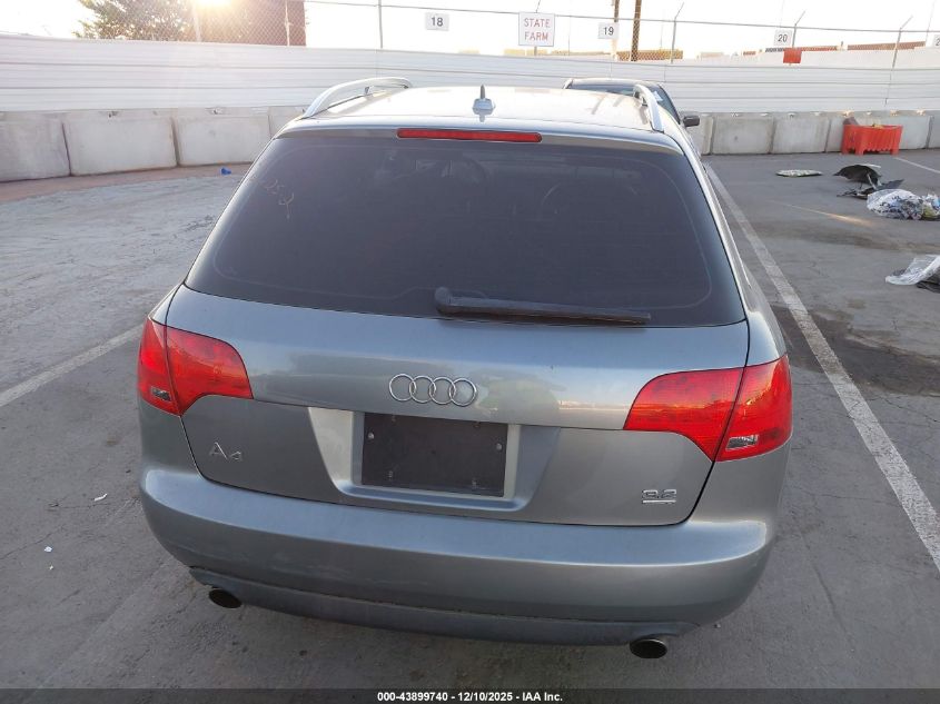 2007 Audi A4 3.2 Avant VIN: WAUKH78E47A122517 Lot: 43899740