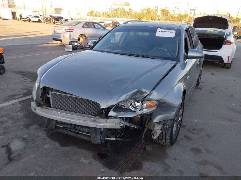 2007 Audi A4 3.2 Avant VIN: WAUKH78E47A122517 Lot: 43899740