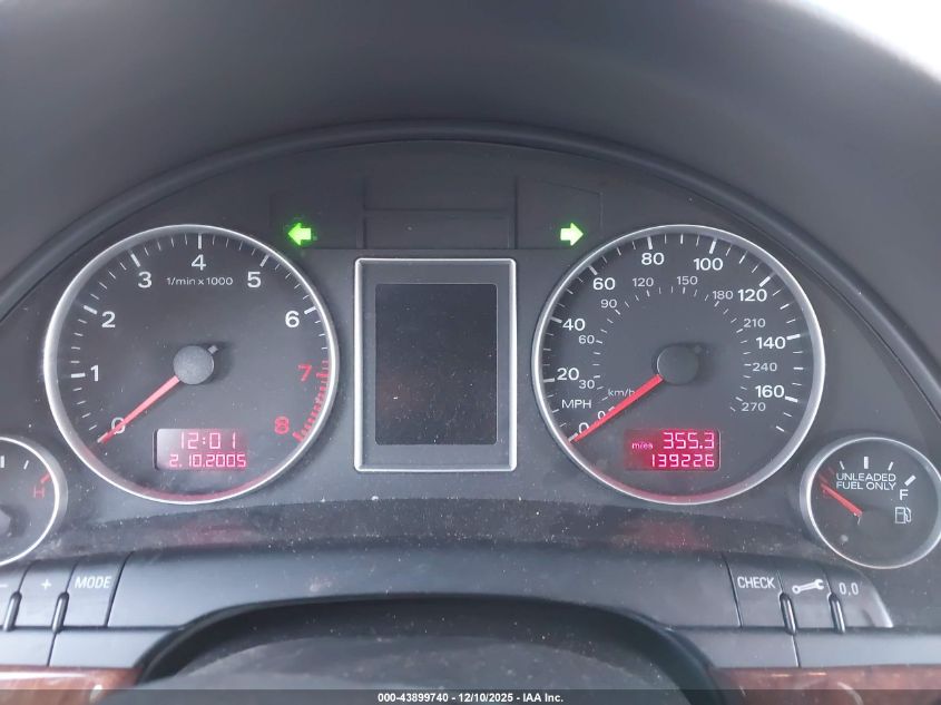 2007 Audi A4 3.2 Avant VIN: WAUKH78E47A122517 Lot: 43899740