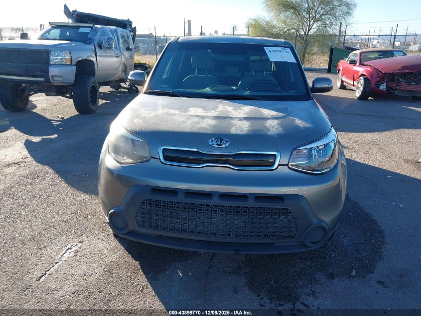 2014 Kia Soul + VIN: KNDJP3A58E7048159 Lot: 43899770