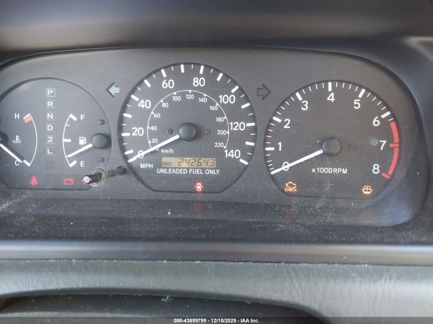 1997 Toyota Camry Le V6 VIN: 4T1BF22K1VU027804 Lot: 43899799