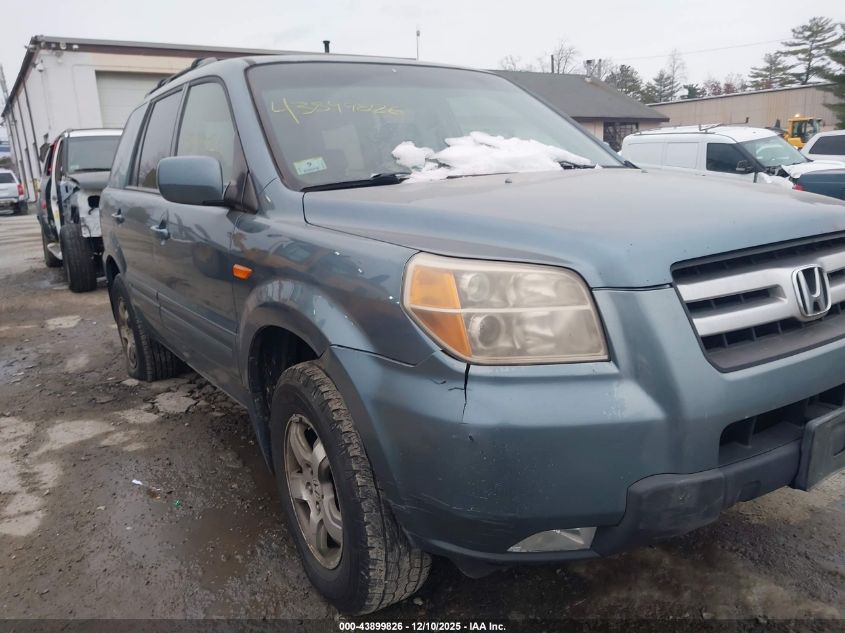 2007 Honda Pilot Ex-L VIN: 2HKYF18797H503886 Lot: 43899826