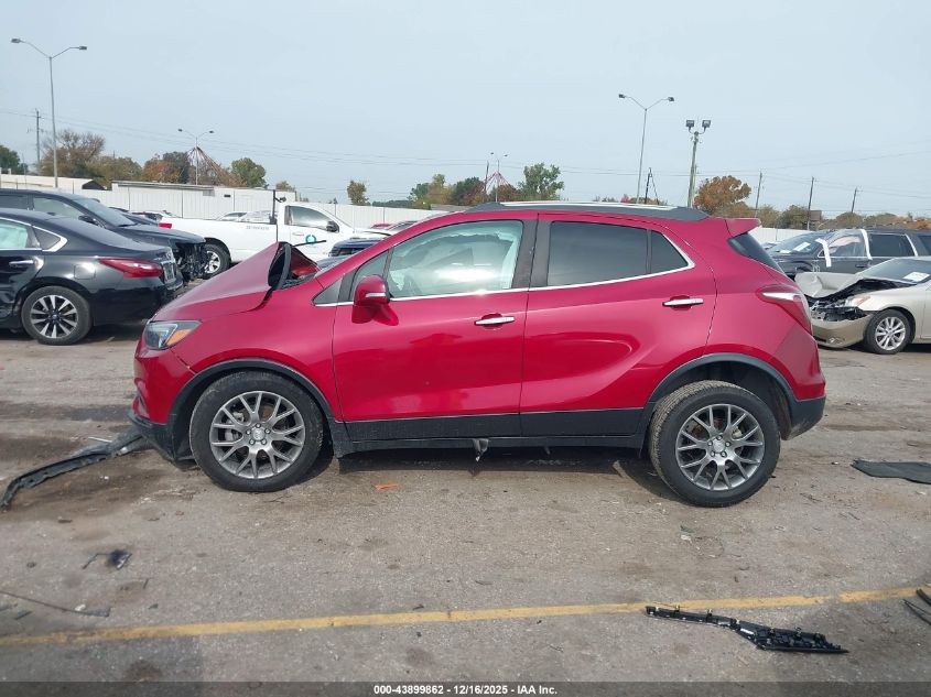 2018 Buick Encore Sport Touring VIN: KL4CJ1SB6JB665399 Lot: 43899862