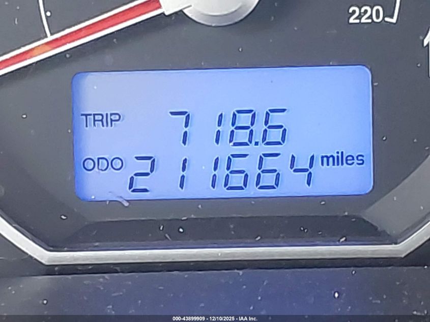 2009 Hyundai Santa Fe Gls VIN: 5NMSG13D19H320529 Lot: 43899909