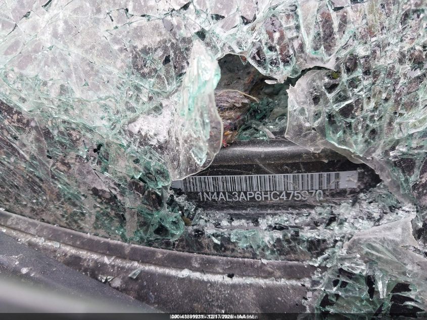 2017 Nissan Altima 2.5 Sr VIN: 1N4AL3AP6HC475970 Lot: 43899931