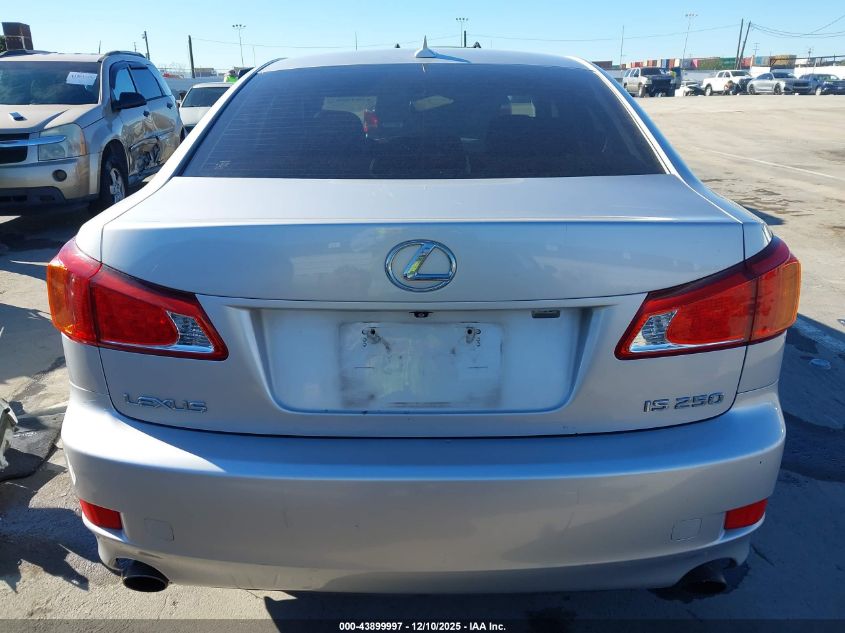 2009 Lexus Is 250 VIN: JTHBK262692087720 Lot: 43899997
