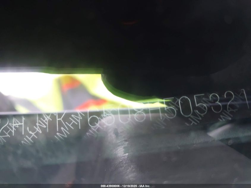 2008 Honda Ridgeline Rtl VIN: 2HJYK16508H505321 Lot: 43900006