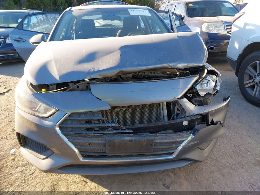 2018 Hyundai Accent Se VIN: 3KPC24A3XJE033412 Lot: 43900010