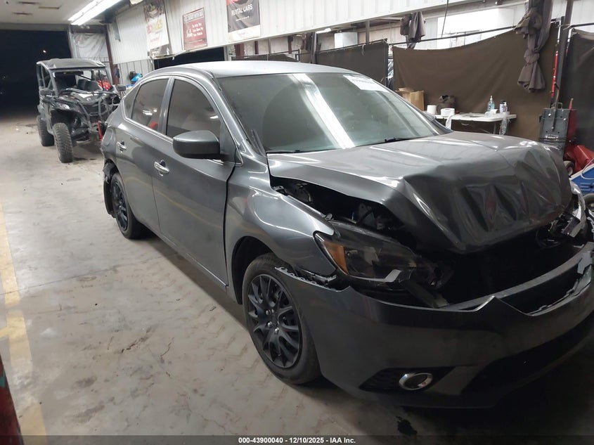3N1AB7AP5KY433702 2019 Nissan Sentra S auction photo 1
