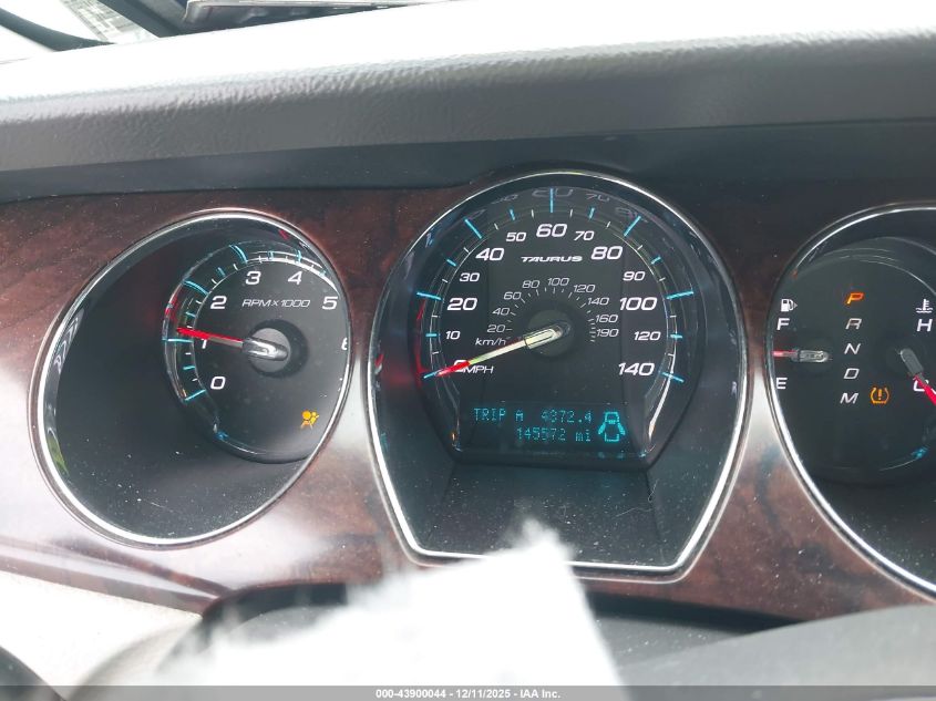 2010 Ford Taurus Sel VIN: 1FAHP2EW4AG156371 Lot: 43900044