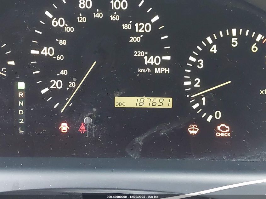 2001 Lexus Rx 300 VIN: JTJHF10U710232667 Lot: 43900060