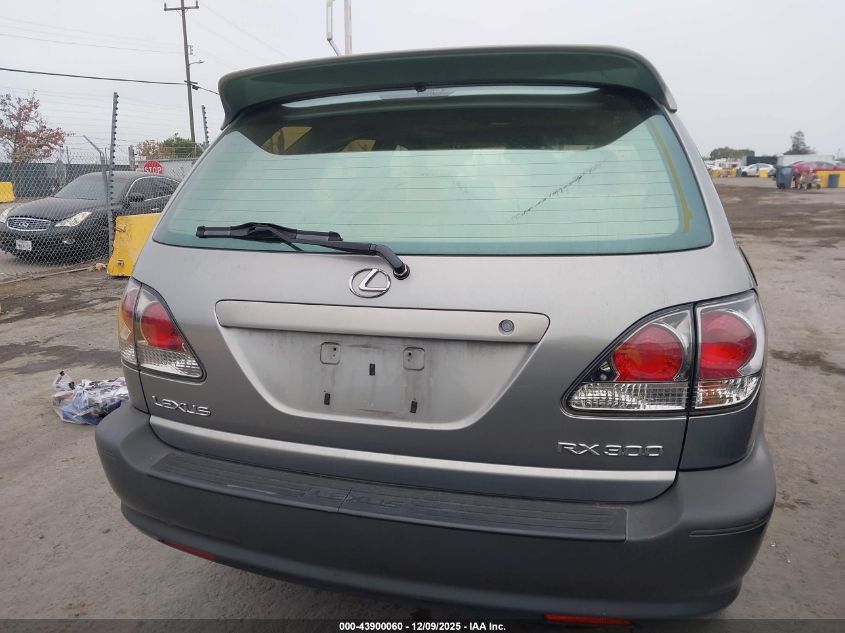 2001 Lexus Rx 300 VIN: JTJHF10U710232667 Lot: 43900060
