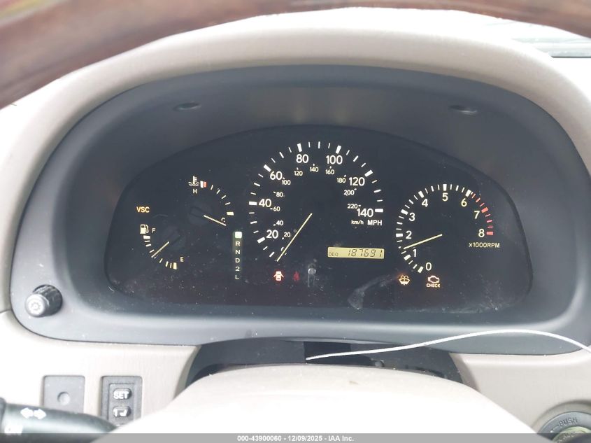 2001 Lexus Rx 300 VIN: JTJHF10U710232667 Lot: 43900060