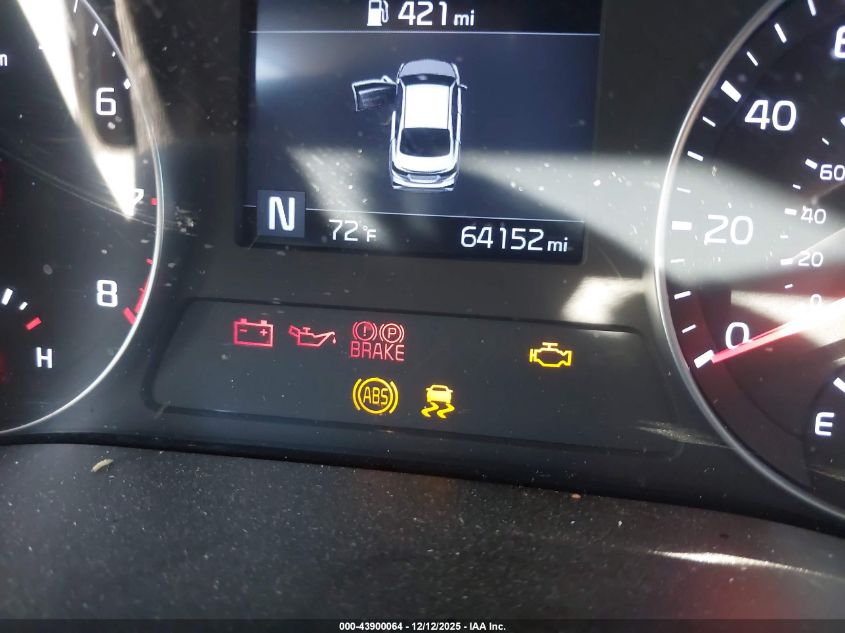 2019 Kia Forte Lxs VIN: 3KPF24AD0KE028436 Lot: 43900064