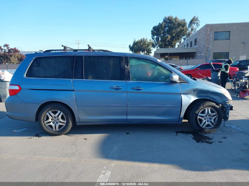 2005 Honda Odyssey Ex-L VIN: 5FNRL38735B074345 Lot: 43900075