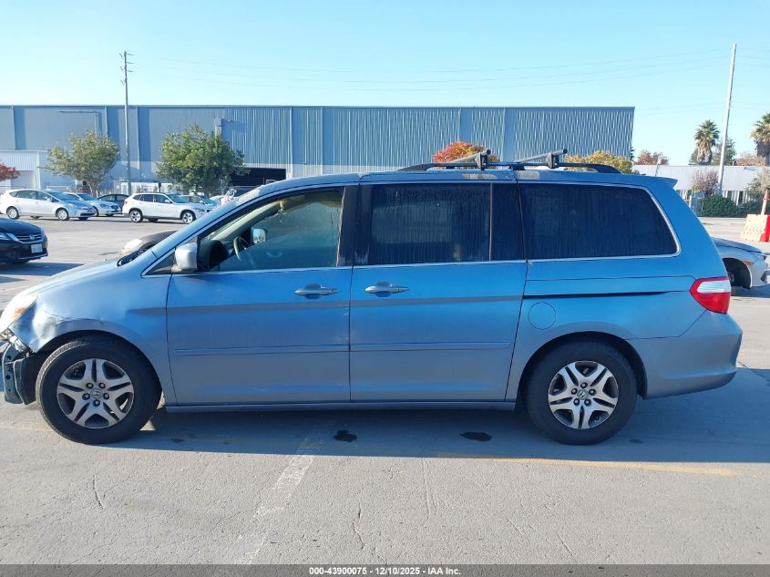 2005 Honda Odyssey Ex-L VIN: 5FNRL38735B074345 Lot: 43900075