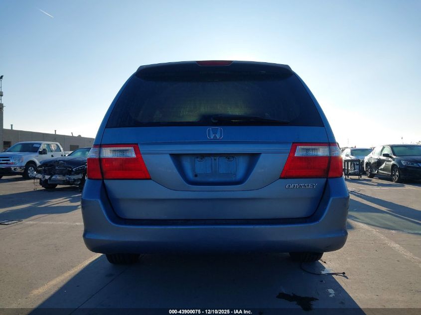 2005 Honda Odyssey Ex-L VIN: 5FNRL38735B074345 Lot: 43900075