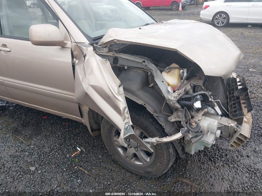 2005 Toyota Highlander VIN: JTEHD21A650037308 Lot: 43900098