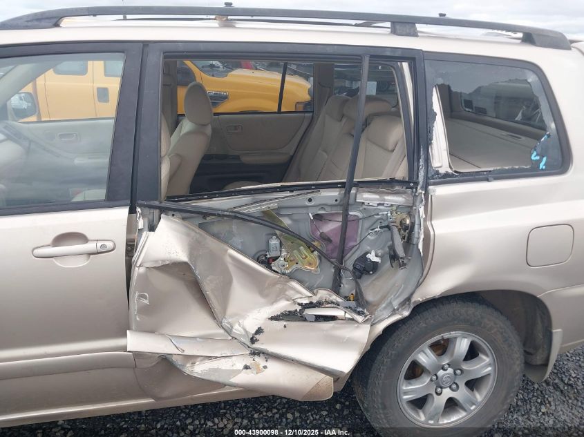 2005 Toyota Highlander VIN: JTEHD21A650037308 Lot: 43900098
