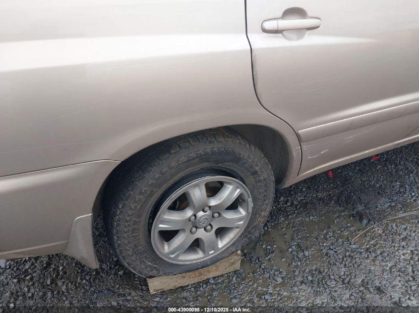 2005 Toyota Highlander VIN: JTEHD21A650037308 Lot: 43900098