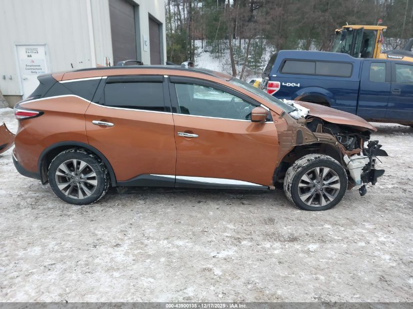 2015 Nissan Murano Sv VIN: 5N1AZ2MH4FN228175 Lot: 43900135