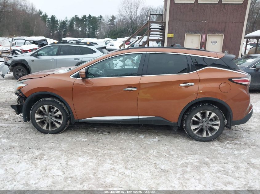 2015 Nissan Murano Sv VIN: 5N1AZ2MH4FN228175 Lot: 43900135