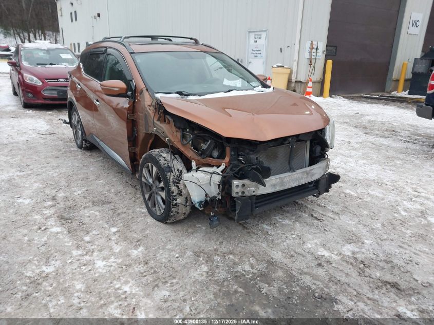 2015 Nissan Murano Sv VIN: 5N1AZ2MH4FN228175 Lot: 43900135