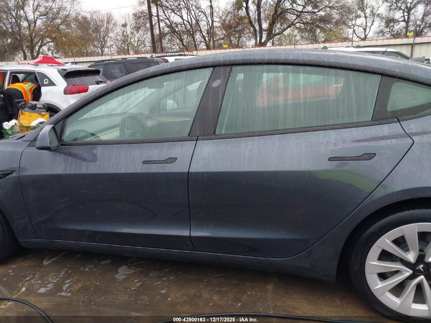 2022 Tesla Model 3 Rear-Wheel Drive VIN: 5YJ3E1EA3NF331363 Lot: 43900163