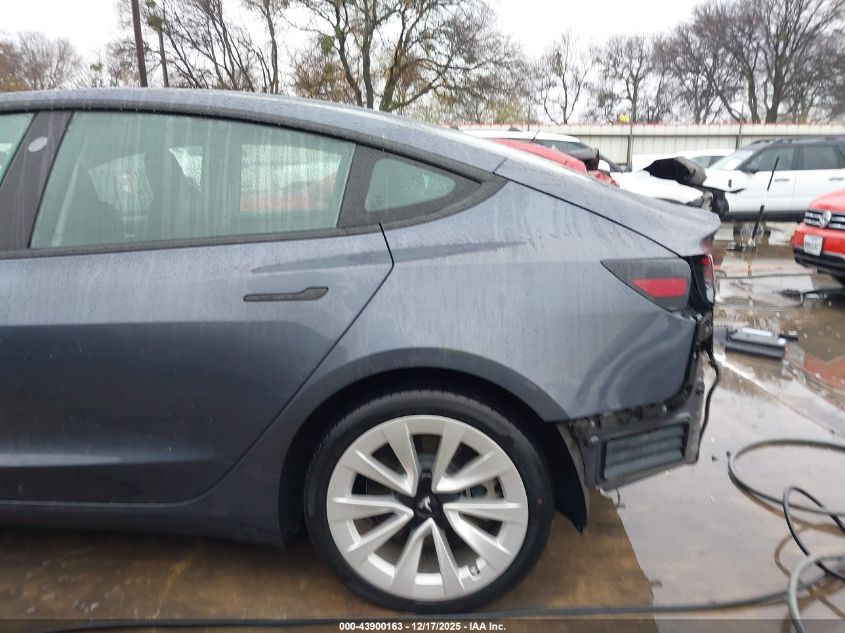 2022 Tesla Model 3 Rear-Wheel Drive VIN: 5YJ3E1EA3NF331363 Lot: 43900163