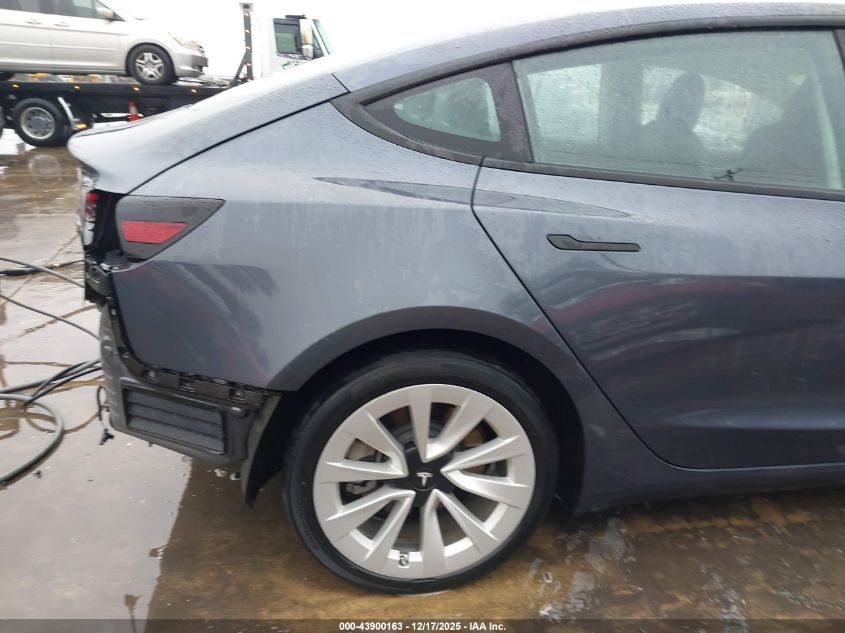2022 Tesla Model 3 Rear-Wheel Drive VIN: 5YJ3E1EA3NF331363 Lot: 43900163