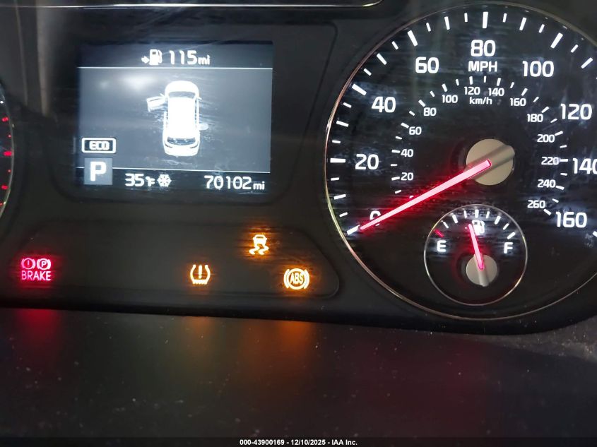 2019 Kia Sorento 2.4L Lx VIN: 5XYPG4A30KG509304 Lot: 43900169