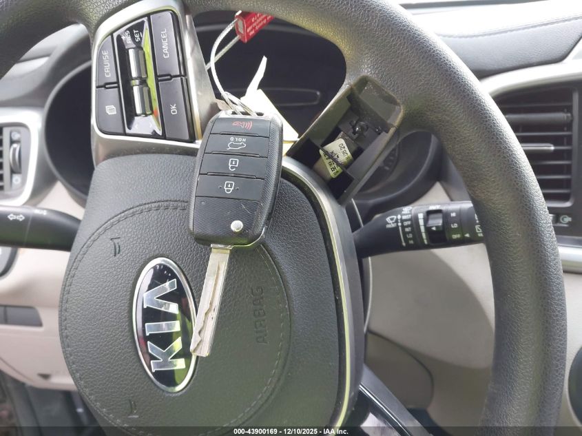 2019 Kia Sorento 2.4L Lx VIN: 5XYPG4A30KG509304 Lot: 43900169