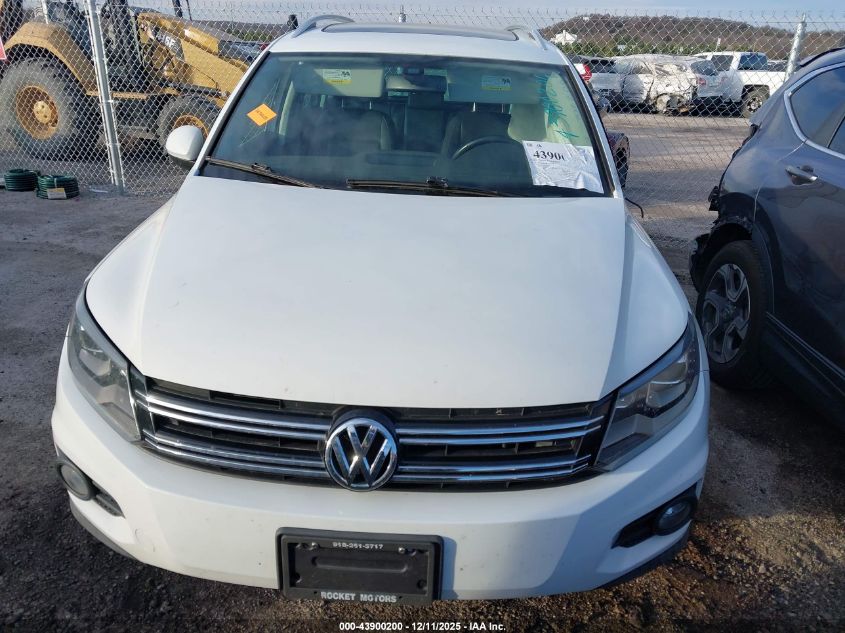 2016 Volkswagen Tiguan Se VIN: WVGAV7AX5GW530719 Lot: 43900200