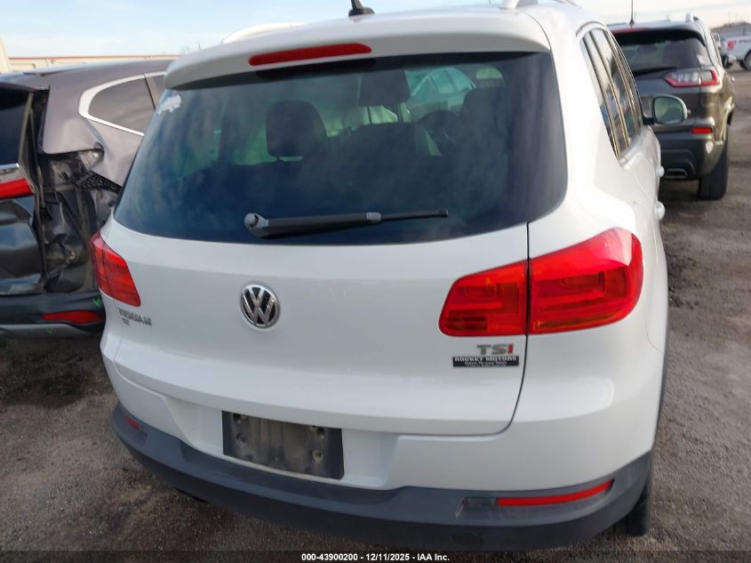 2016 Volkswagen Tiguan Se VIN: WVGAV7AX5GW530719 Lot: 43900200