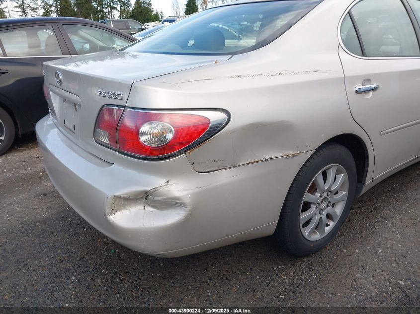 2004 Lexus Es 330 VIN: JTHBA30G045019174 Lot: 43900224