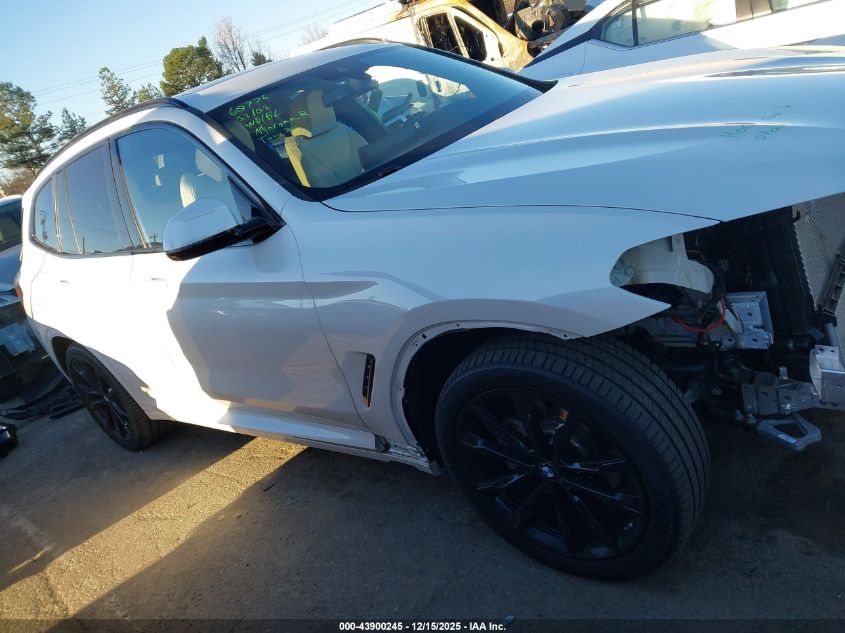 2024 BMW X3 xDrive30I VIN: WBX57DP07RN276614 Lot: 43900245