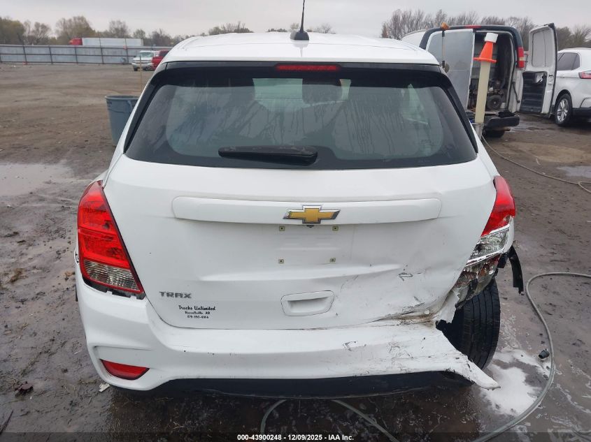 2017 Chevrolet Trax Ls VIN: 3GNCJKSB7HL159592 Lot: 43900248