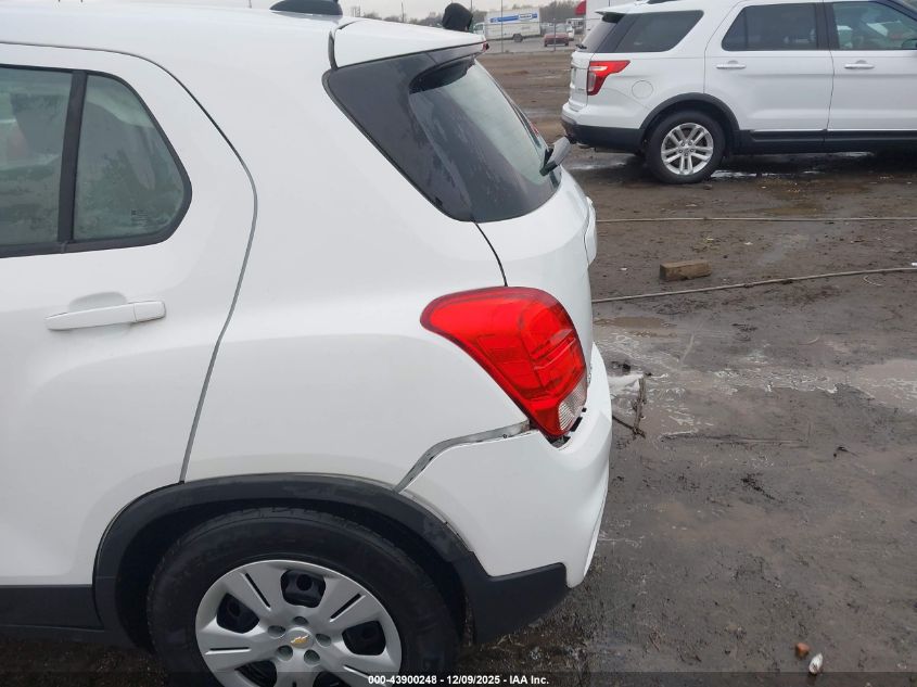 2017 Chevrolet Trax Ls VIN: 3GNCJKSB7HL159592 Lot: 43900248